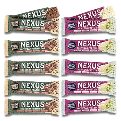 Protein Riegel Vegan MIX PACK mit 6x White + 6x Double