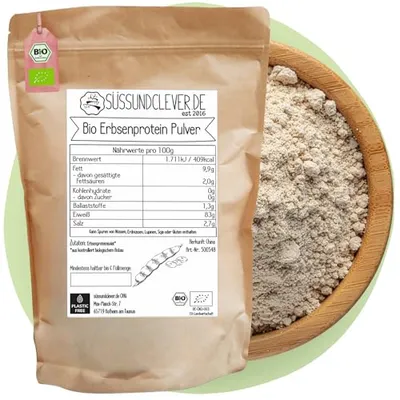 süssundclever.de Bio Erbsenprotein Pulver